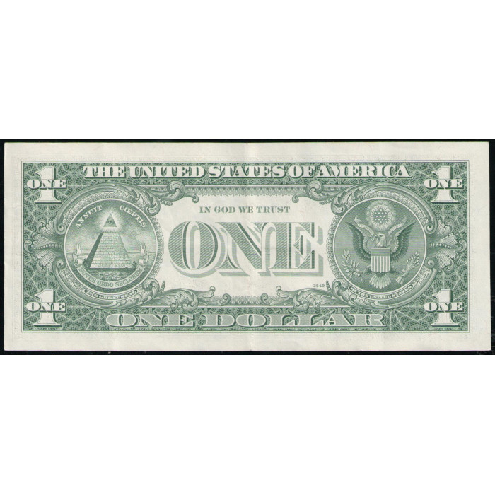 США 1 Доллар 1977 год , В , Нью-Йорк 