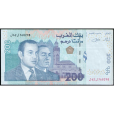 Марокко 200 Дирхамов 2002 год