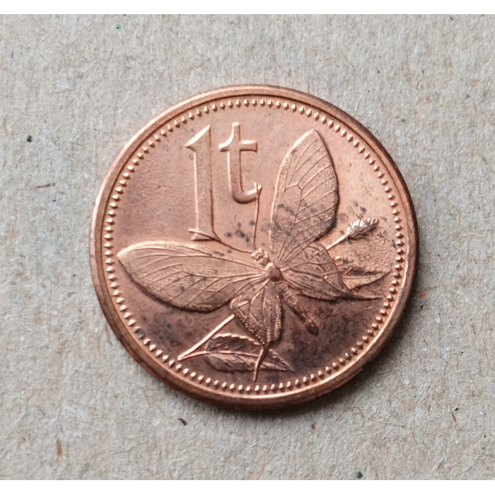 Папуа Новая Гвинея 1 Тоа 2004 год , Бабочка