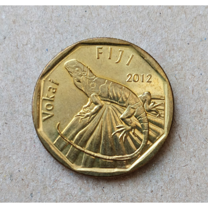 Фиджи 1 Доллар 2012 год , Игуана