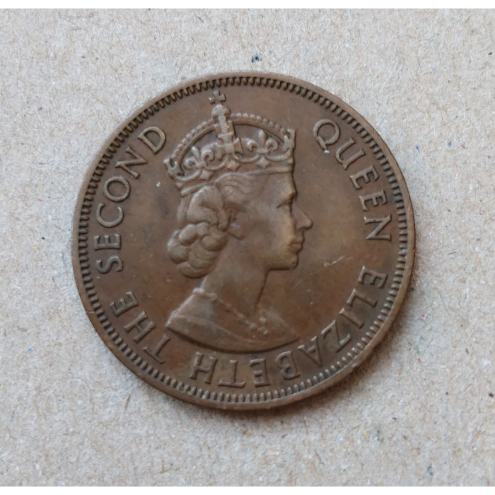 Кипр 5 Мил 1955 год , Елизавета 2