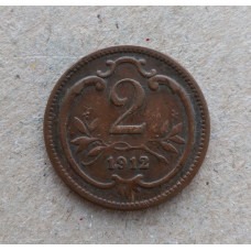 Австрия 2 Геллера 1912 год