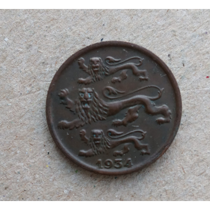 Эстония 2 Сента 1934 год