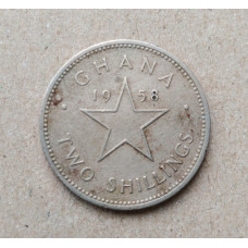 Гана 2 шиллинга 1958 год