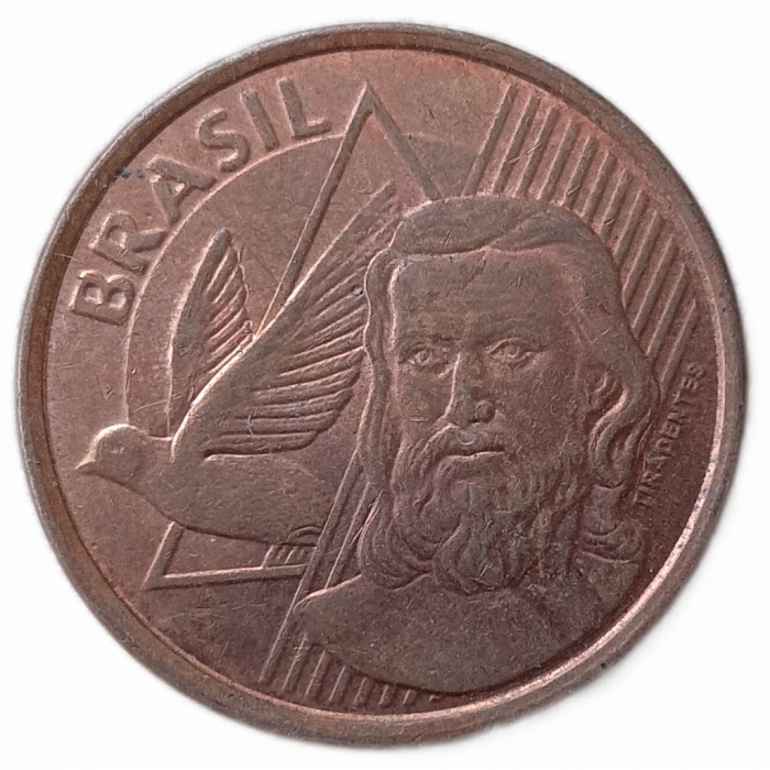 Бразилия 5 Сентаво 2012 год , Тирадентис