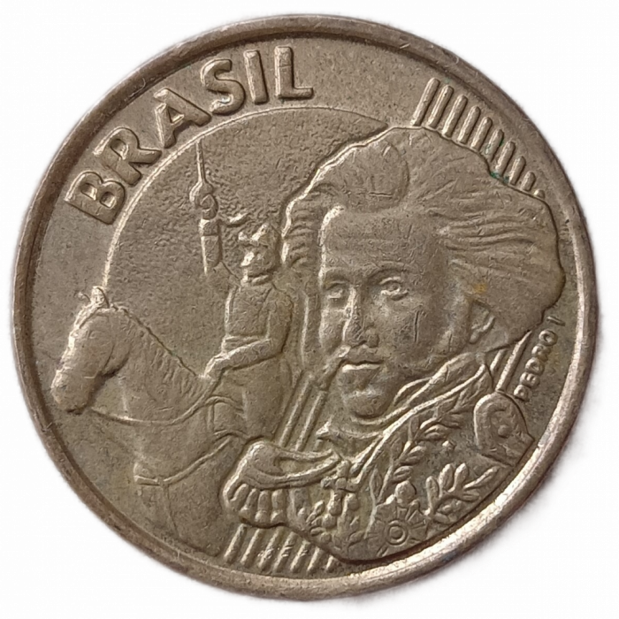 Бразилия 10 Сентаво 2011 год , Император Педру 1
