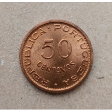 Тимор 50 Сентаво 1970 год