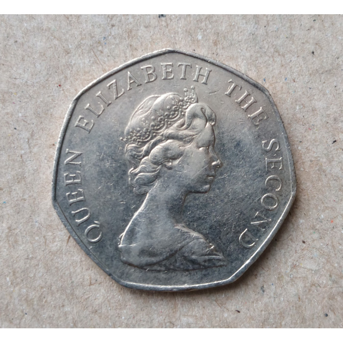 Фолклендские острова 50 Пенсов 1998 год , Лиса