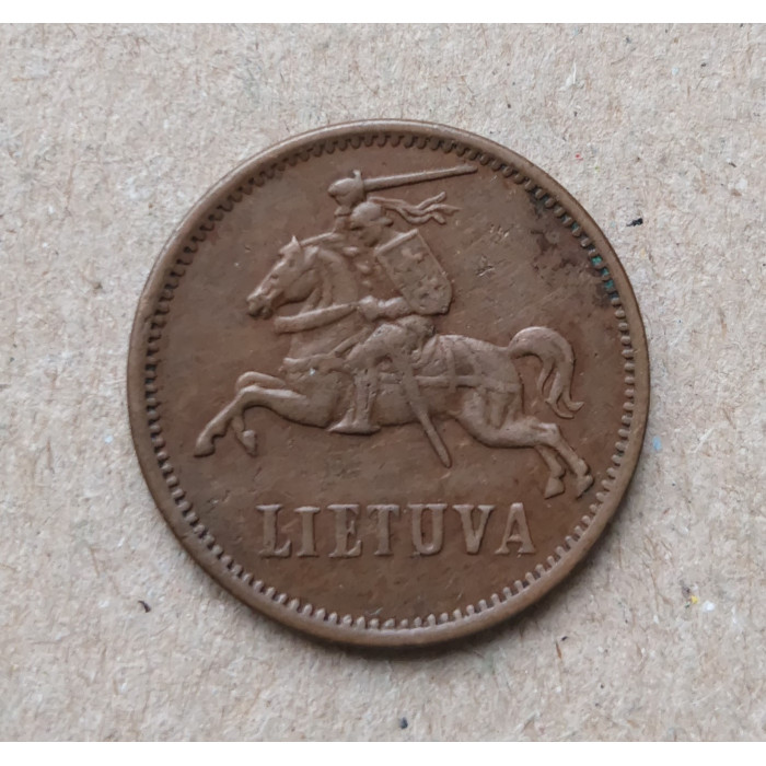 Литва 2 цента 1936 год