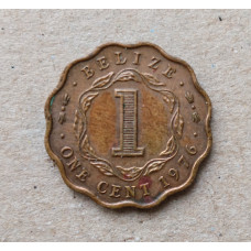 Белиз 1 Цент 1976 год , Елизавета 2