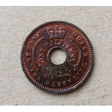 Нигерия 1/2 пенни 1959 год , Елизавета 2