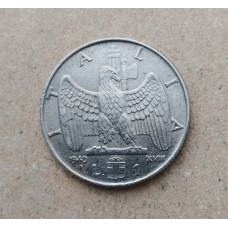 Италия 1 лира 1940 год