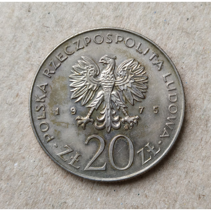 Польша 20 злотых 1975 год , Международный год женщины 
