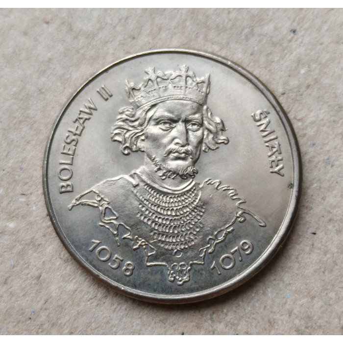 Польша 50 злотых 1981 год , Князь Болеслав II Смелый 