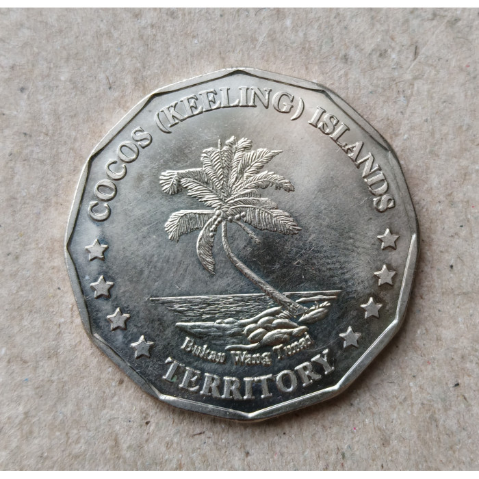 Килинг , Кокосовые Острова 50 Центов 2004 год , Рыба бабочка