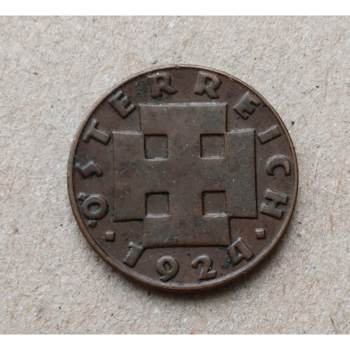 Австрия 200 крон 1924 год