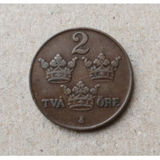 Швеция 2 Эре 1921 год