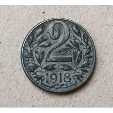 Австрия 2 Геллера 1918 год
