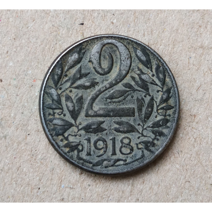 Австрия 2 Геллера 1918 год