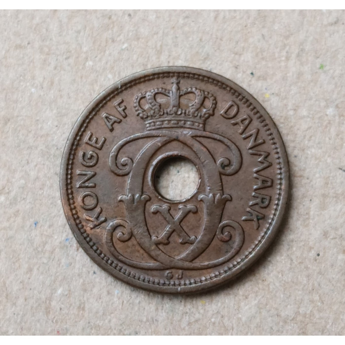 Дания 1 эре 1928 год