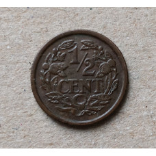 Нидерланды 1/2 цента 1914 год