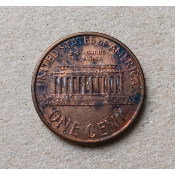 США 1 цент 1993 год , Линкольн