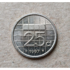 Нидерланды 25 Центов 1997 год