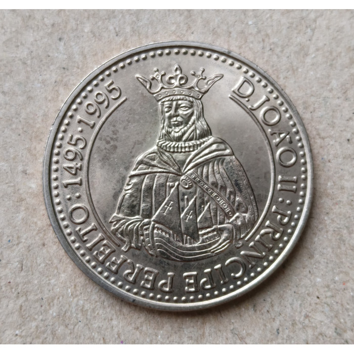 Португалия 200 Эскудо 1994 год , Жуан II Совершенный , 500 лет со дня смерти