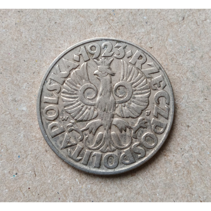 Польша 50 Грошей 1923 год