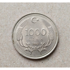 Турция 1000 Лир 1993 год