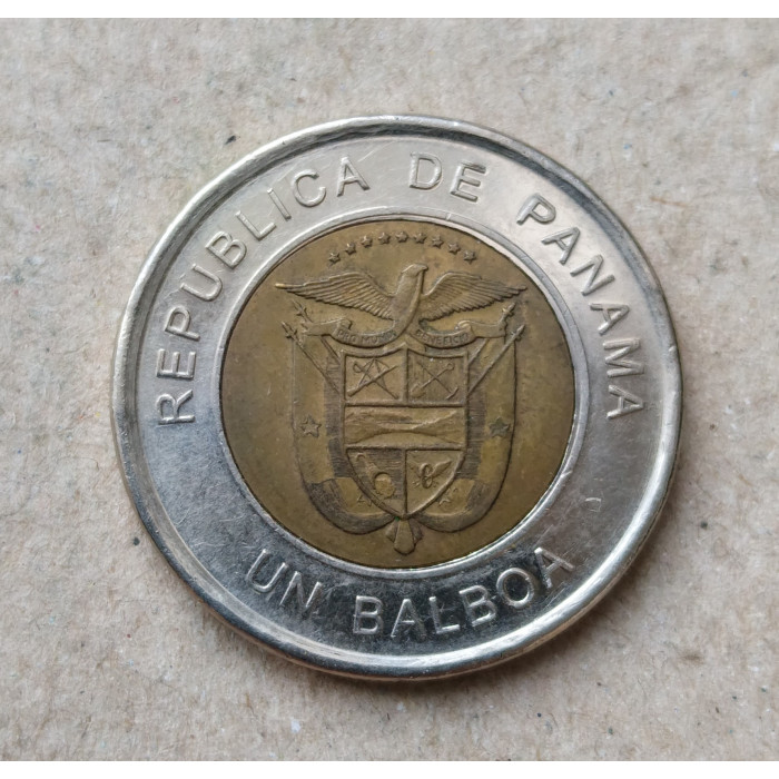 Панама 1 Бальбоа 2011 год , Васко Нуньес де Бальбоа , Биметалл