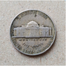 США 5 Центов 1947 год, Усадьба Монтичелло , Томас Джефферсон