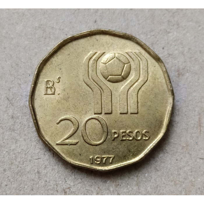 Аргентина 20 Песо 1977 год , Чемпионат мира по футболу 1978 года