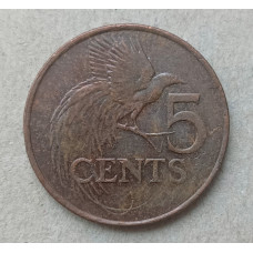 Тринидад и Тобаго 5 Центов 2003 год , Райская птица