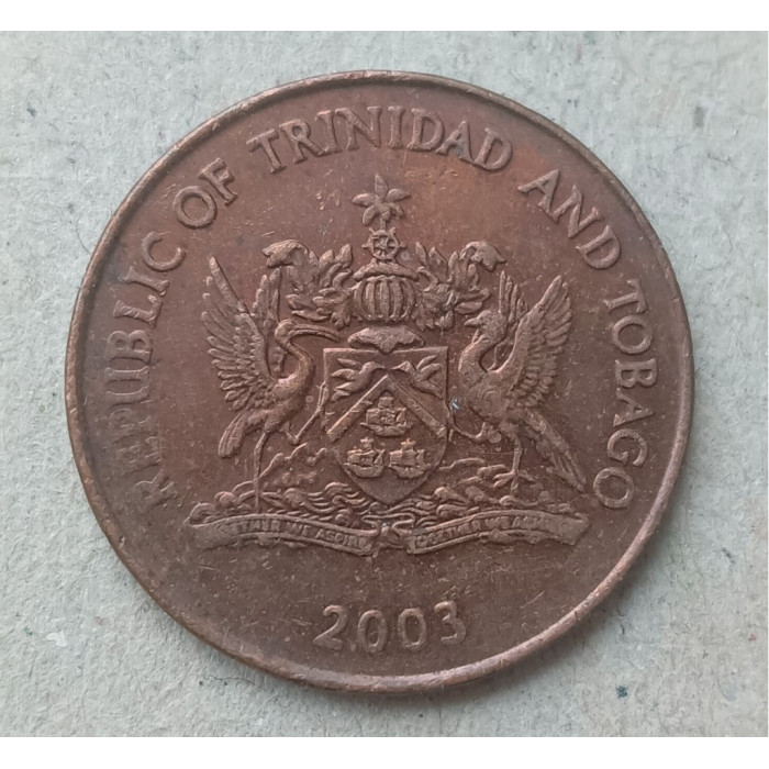 Тринидад и Тобаго 5 Центов 2003 год , Райская птица