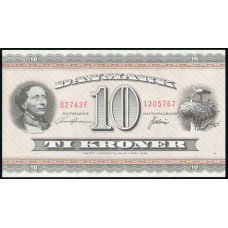 Дания 10 Крон 1974 год , XF