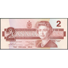 Канада 2 доллара 1986 год , АUNC