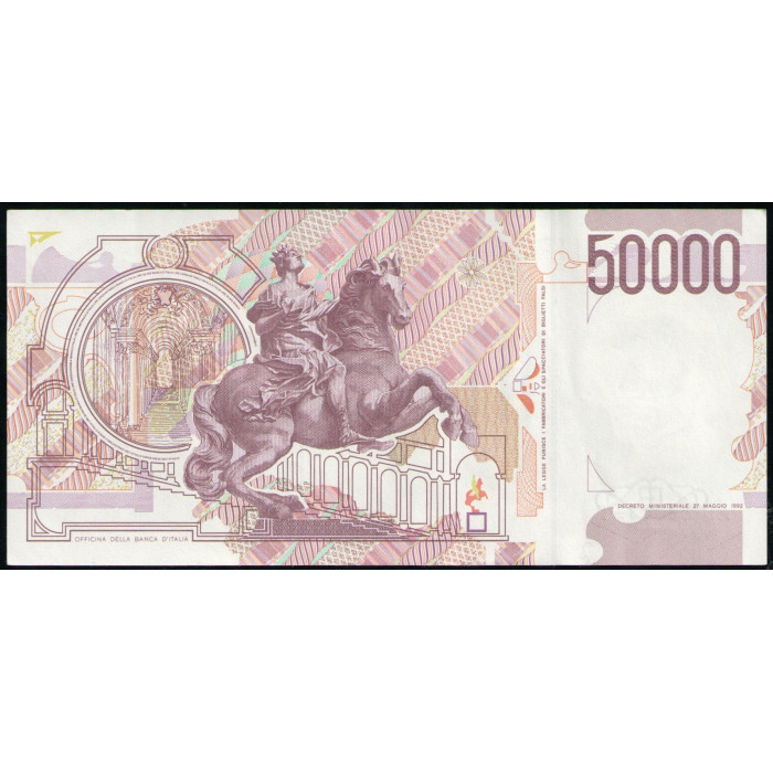 Италия 50000 Лир 1992 год , XF