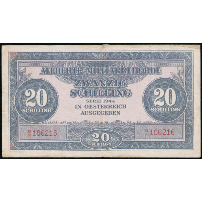 Австрия 20 шиллингов 1944 год