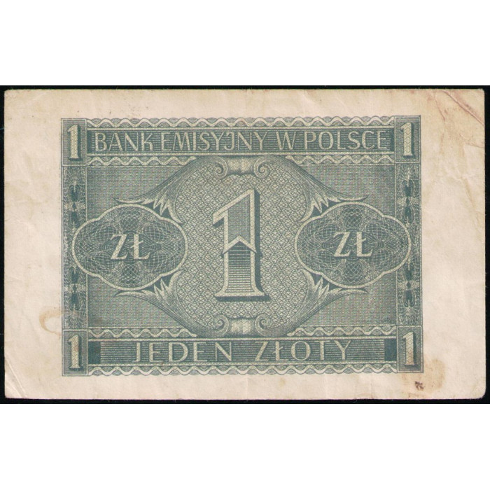 Польша 1 Злотый 1941 год