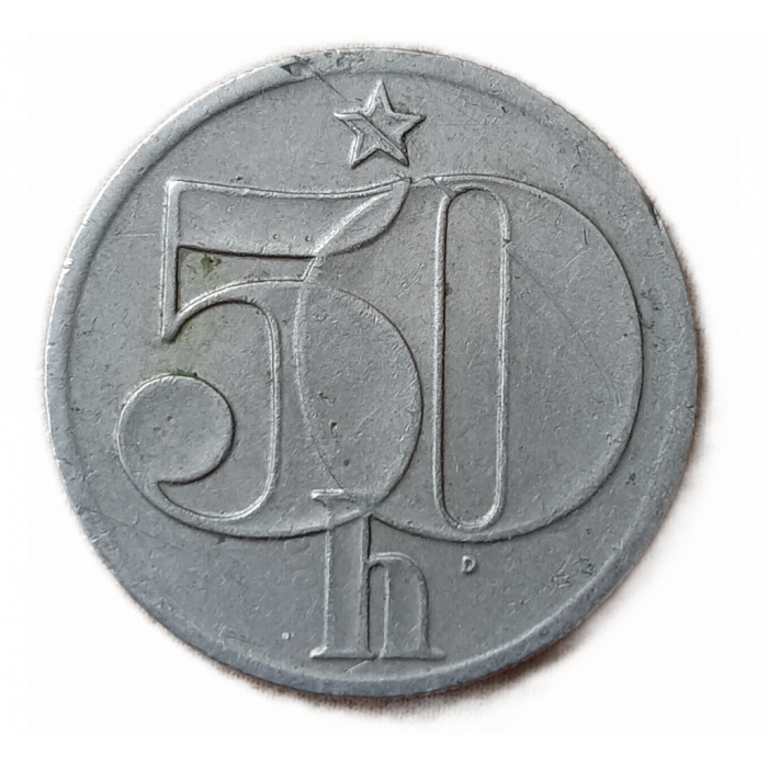 Чехословакия 50 Геллеров 1978 год