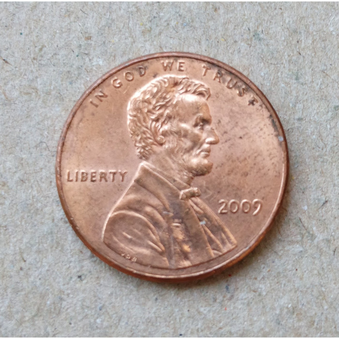 США 1 Цент 2009 год , Работа Линкольна в Иллинойсе