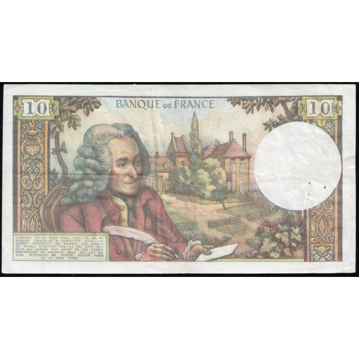 Франция 10 франков 1973 год