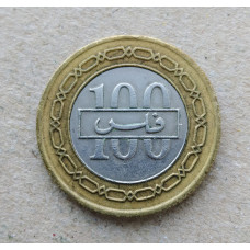 Бахрейн 100 Филсов 1992 год , Биметалл