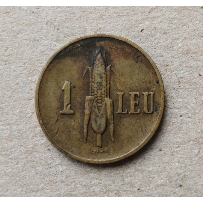 Румыния 1 Лей 1938 год , Кукуруза