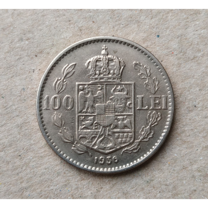 Румыния 100 леев 1936 год