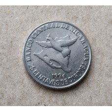 Никарагуа 25 сентаво 1994 год