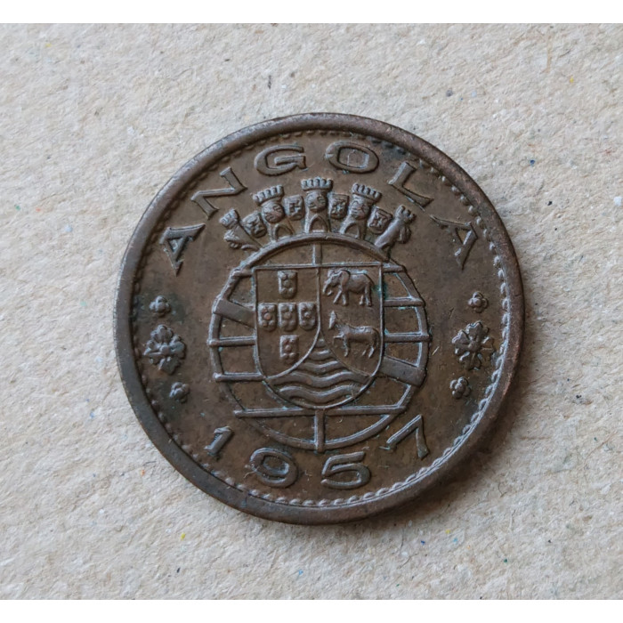 Ангола 50 сентаво 1957 год , Португалия