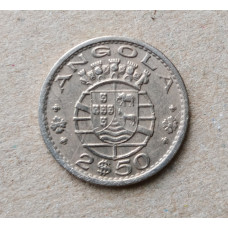 Ангола 2,5 эскудо 1967 год , Португалия