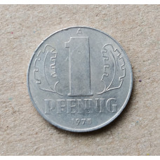ГДР 1 Пфенниг 1975 год , А